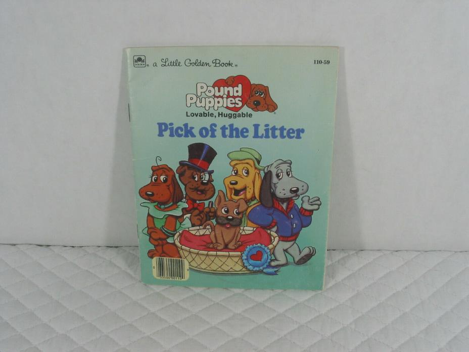 Pound Puppies pick of the Litter book 1986