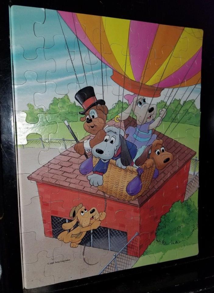 Vintage POUND PUPPIES Puzzle - 63 Piece - 1986 - Tonka - Complete with Box