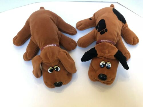 Vintage Pound Puppies Large 1985 Tonka Dogs Spotted Brown