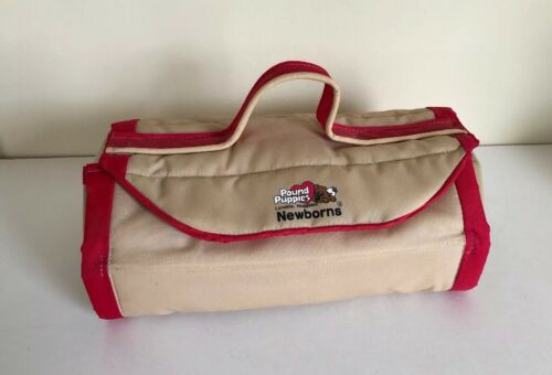 Vintage 1986 Tonka Pound Puppies Newborn Carrying Case Carrier Kennel