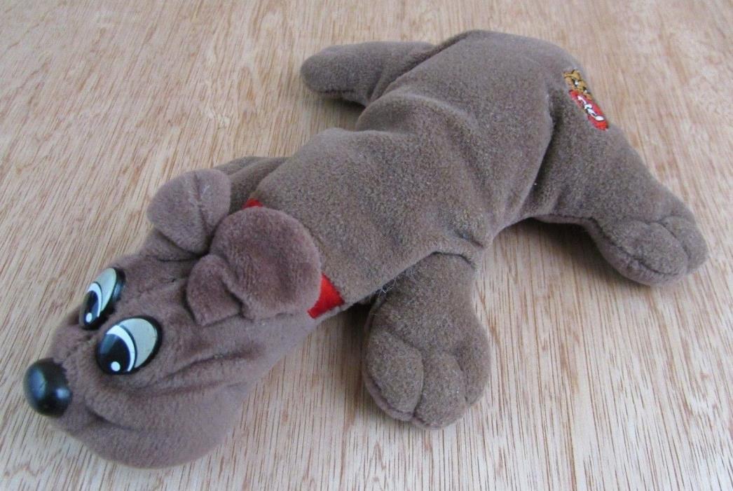 Vintage Pound Puppies Plush Small Stuffed Animal Brown Bulldog Boxer 8