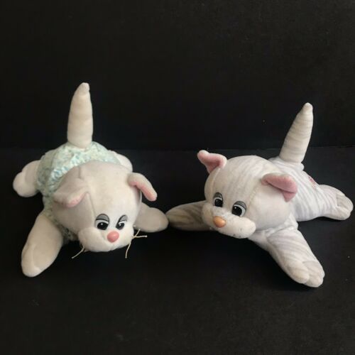 Vintage White Gray Pound Puppies Purry Cat Tabby 7