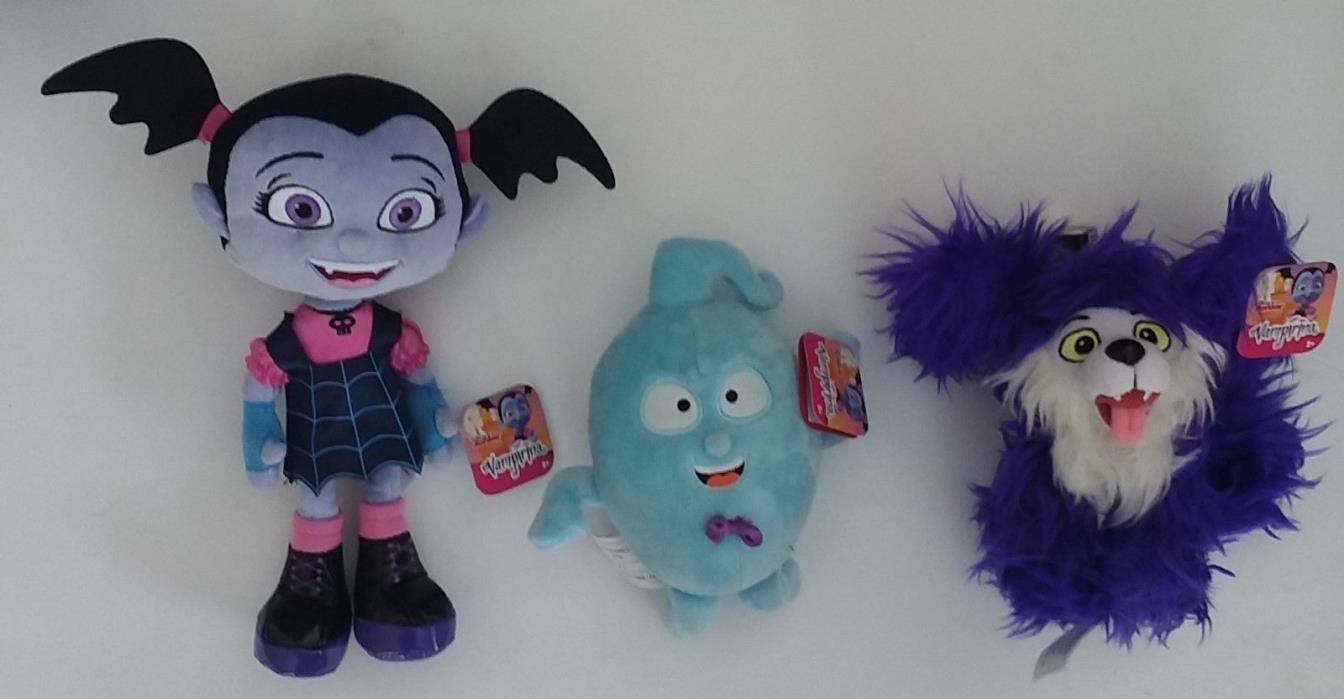 VAMIRINA,DEMI AND WOLFIE THE DOG DOLLS(3PC)