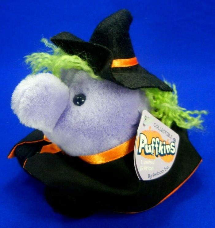 Puffkins Esmeralda Purple Witch Collectible Bean Bag Plush By Swibco Inc