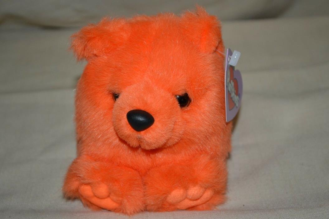 Swibco Puffkins Plush Stuffed Animal Mango Orange Bear