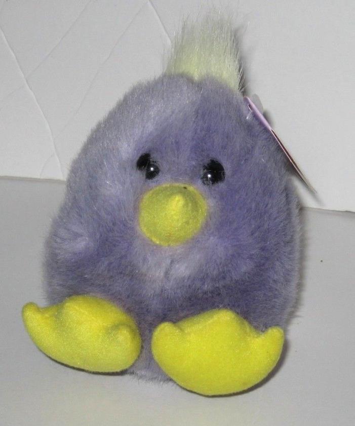 Puffkins Swibco Chickity Purple Baby Duck Chick Vintage 1994 MJC Plush 4