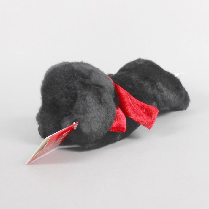 Russ Small Ginger Dog Plush Black Lab Toy 10