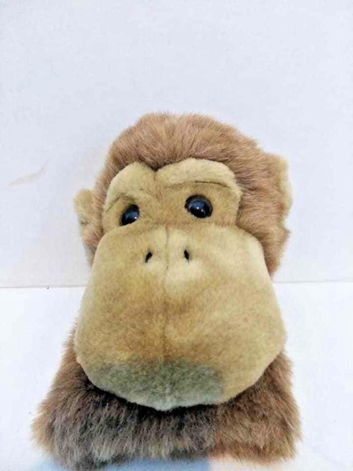 Hand Puppet Monkey Chimp Ape Plush Parade Russ Berrie With Sound