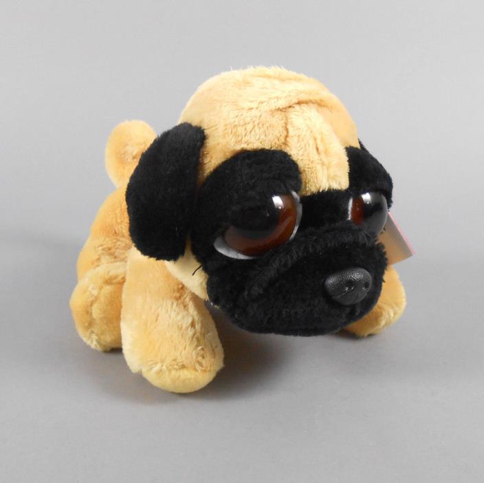 Russ Lil Peepers Pippin Pug Plush Tan Pug Dog 9