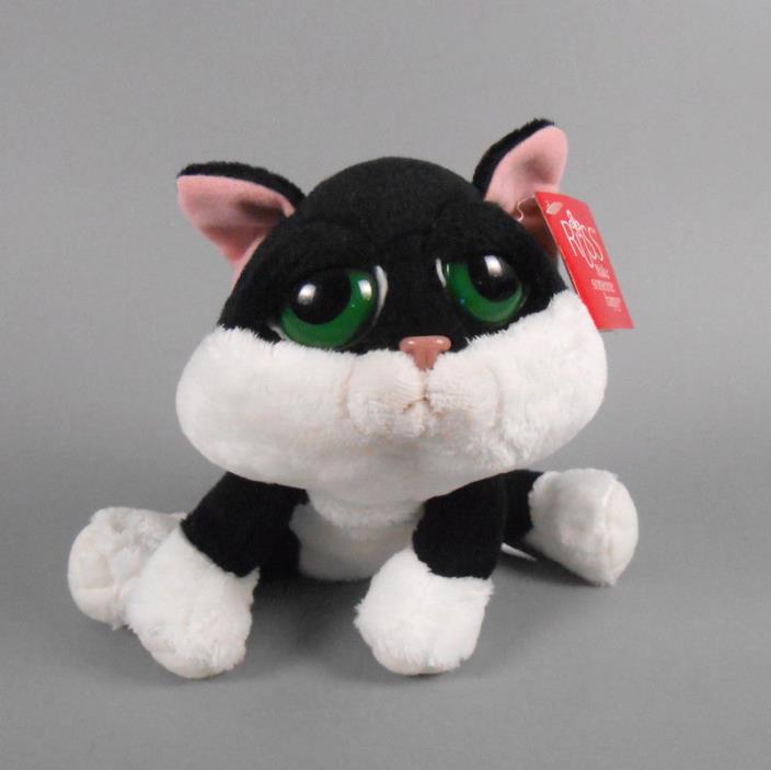 Russ Lil Peepers Loki Cat Plush Black and White Cat 9