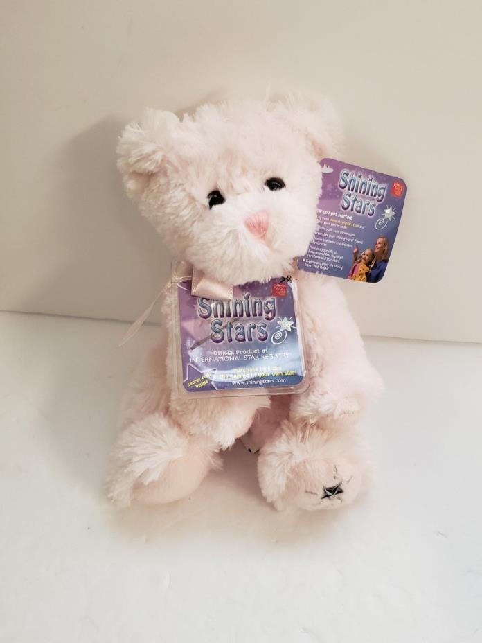 Russ Shining Stars Pink Teddy Bear Plush Stuffed Animal Baby Girl Toy 10