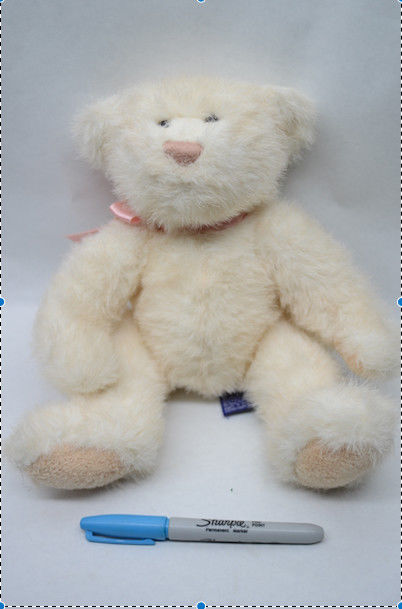 Plushland White Teddy Bear Stuffed 2003