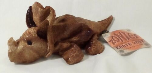 TRIGGOR Triceratops Dinosaur NEW w TAGS Bean Bag Plush by RUSS ZONIES EARTH ZONE