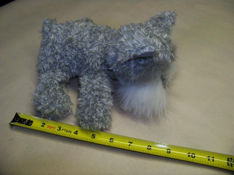 Russ Berrie Toby stuffed schnauzer toy dog