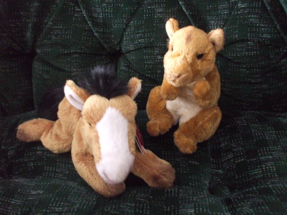 Russ Berrie Yomico classic Hines the horse & selby the squirrel