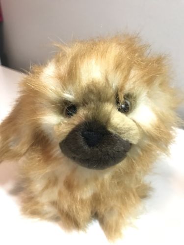 Vintage Yomiko Plush Dog Russ Puppy Pomeranian Toy Therapy Stuffed animal Tags