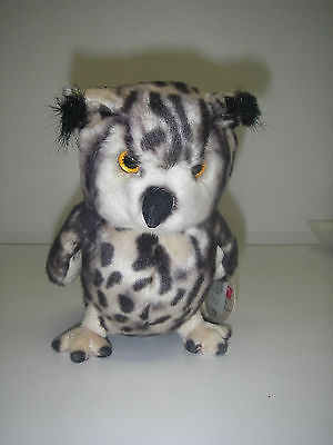 Vintage  PLUSH Stuffed Toy Russ Yomiko Classics Owl with tags 10