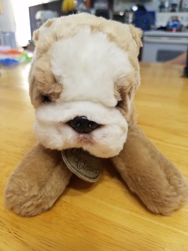 Plush Yomiko Classics Russ Berrie Bulldog Puppy 10