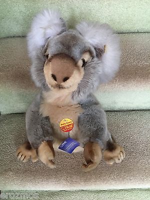 Vintage Steiff Molly Koala Bear Tag 0331/40 Mint W/ All ID, Tags, Button Etc.