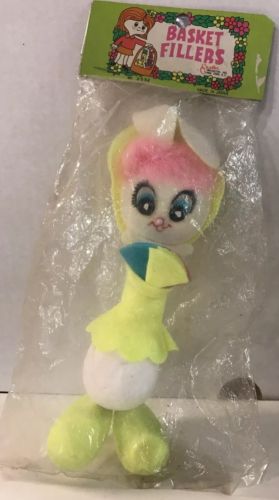 Vintage stuffed animals  called basket fillers made in Japan (bunny)