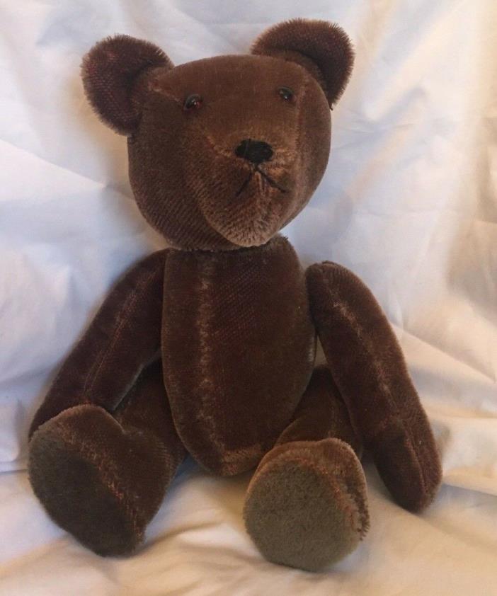Vintage Brown Teddy Bear Jointed Arms and Legs 12