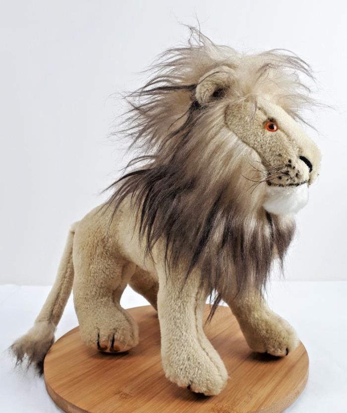 Vintage Merrythought Standing Lion Stuffed animal  Collectable Ironbridge Shrops