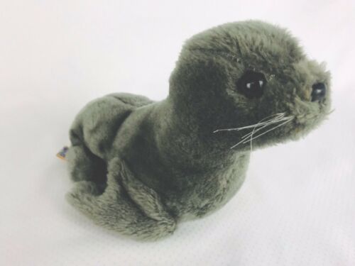 Vintage 1976 Dakin Gray Seal Grey 10