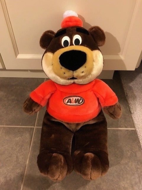 Vintage A&W Promotional Teddy Bear