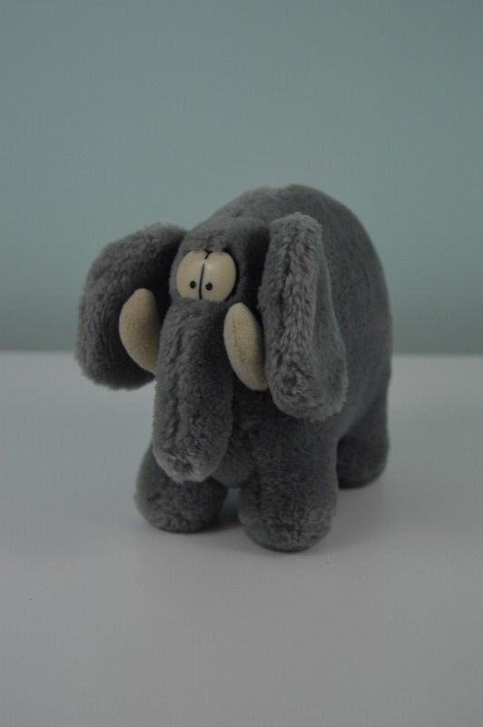 Animal Crackers 24K Elephant Plush Stuffed Animal Toy Gray 6