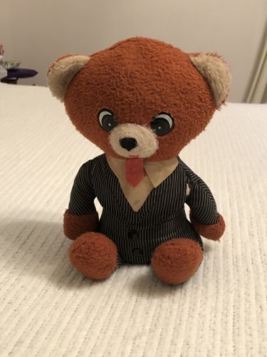1978 Commonwealth Executive Pull String Talking Teddy Bear Different Phrases