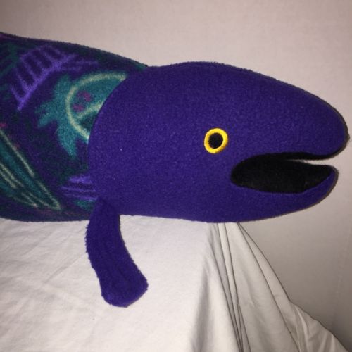 Vintage 1996 Patagonia Stuffed Synchilla Fleece Salmon Fish Toy
