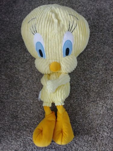 LOONEY TUNES SIX FLAGS 32 INCHES TALL TWEETY STUFF ANIMAL HEAD 17 INCHES