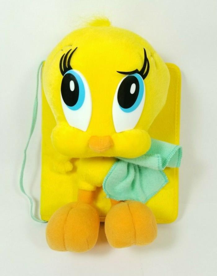 Vintage Tweety Bird Plush Board Book Looney Tunes Good Night Baby Hug Me 1996