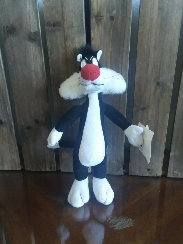 Looney Tunes Sylvester The Cat 1995 ACE Novelty Plush NWT
