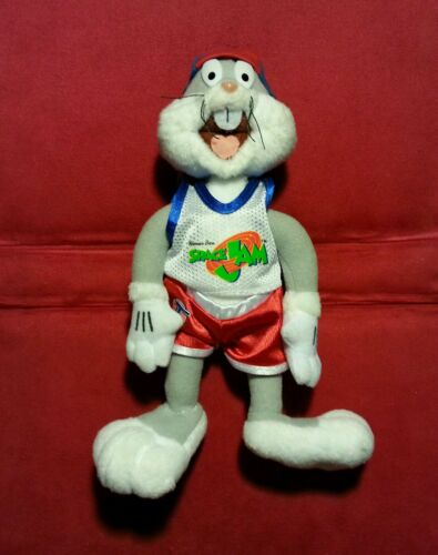Space Jam Basketball Bugs Bunny Jersey Stuffed Toy Vintage Retro Gift Present