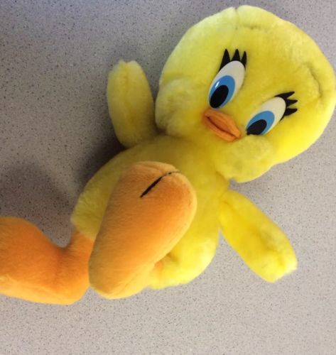 Tweety Bird plush stuffed animal yellow Warner Bros