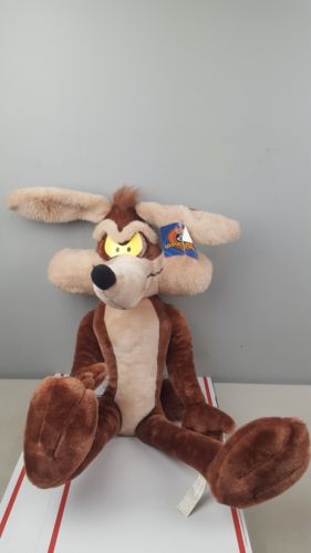 Vintage 1997 18' inch tall Looney tunes wile e coyote Stuffed animal plush toy