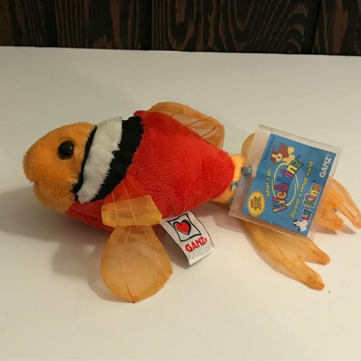 Ganz Webkinz Lil' Kinz Tomato Clown Fish 8