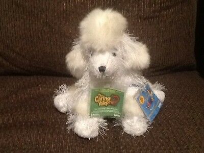 GANZ Poodle HM014 White Puppy Dog Plush Bean Bag 8