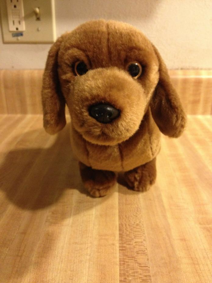 Webkinz Ganz Signature Miniature Dachshund Dog Wiener retired stuffed brown