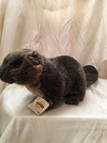 Webkinz signature Beaver  attached sealed code EXCELLENT CONDITION