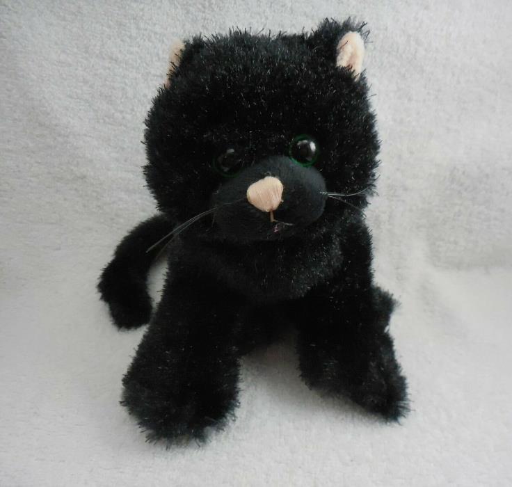 Ganz Webkinz HM135 Black Cat plush stuffed animal, No code
