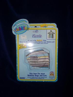 STRIPED SHORTS  -  fits most WEBKINZ cat dog pet CLOTHING new