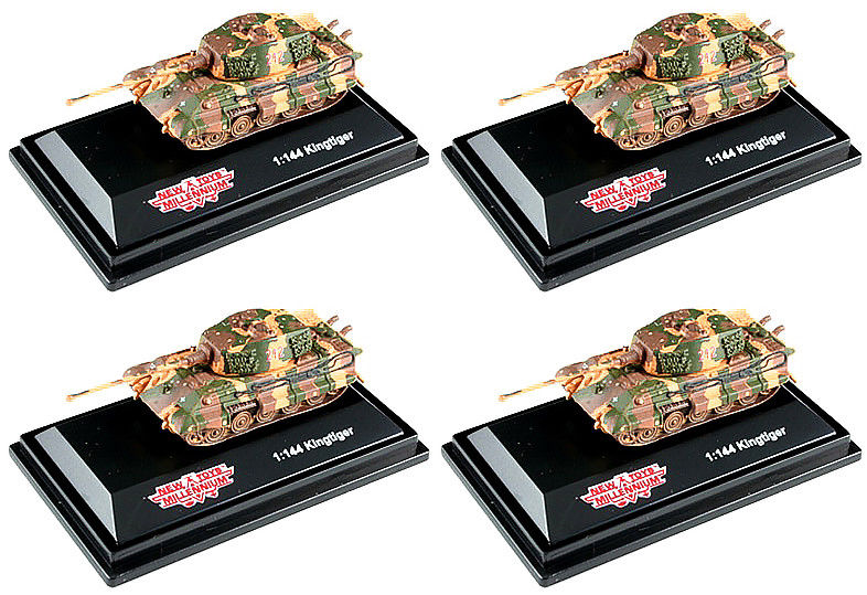 21st Century Toys # 415 German King Tiger Tank - 4 sets mib - 1:144th scale