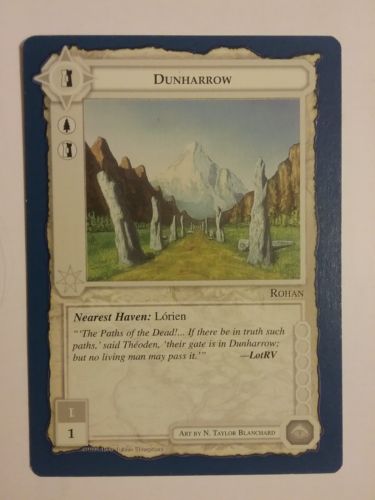 MIDDLE-EARTH CCG MECCG DUNHARROW WIZARDS UNLIMITED METW TWUL RARE LIGHT PLAY