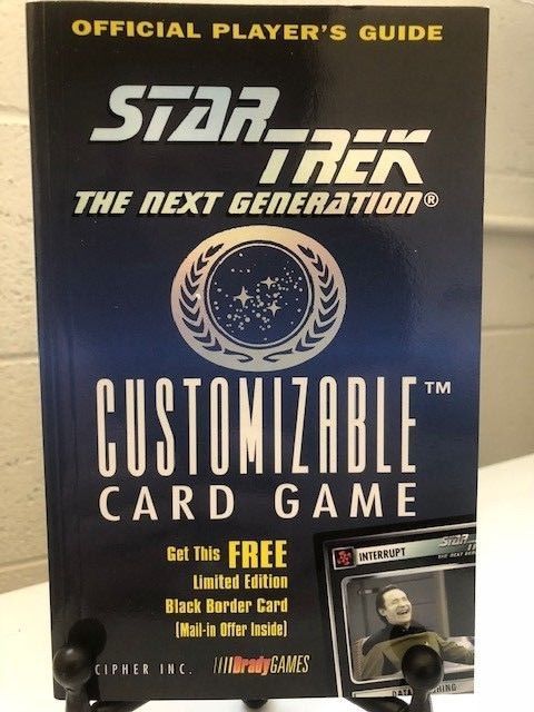 STAR TREK: CUSTOMIZABLE CARD GAME OFFICIAL PLAYER'S GUIDE BOOK