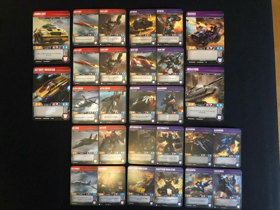 Transformers TCG Wave 2 Rise Of The Combiners complete common/uncommon card lot