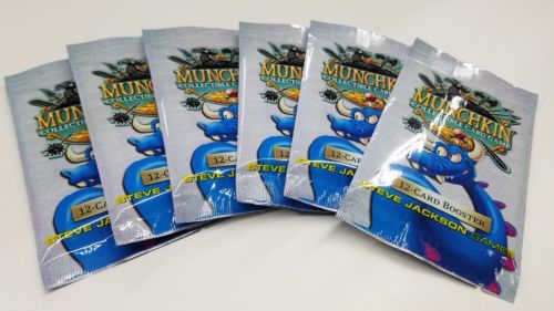Steve Jackson Munchkin CCG Munchkin Collectible Card Game Booster Pack × 6