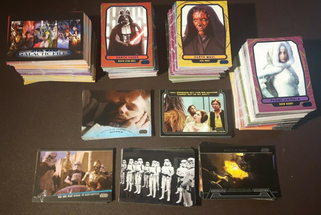 Topps Star Wars Galactic Files Series 2 - MASTER SET - 407 Cards