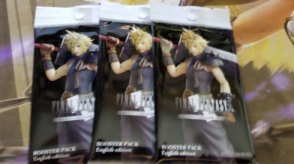 Final Fantasy TCG OPUS IV Factory Sealed 3 BOOSTER PACKS